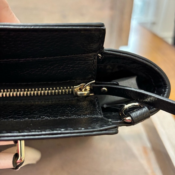 Kate Spade grove street Lana  Black and Cream Women's Bag leather nwt - Picture 8 of 14